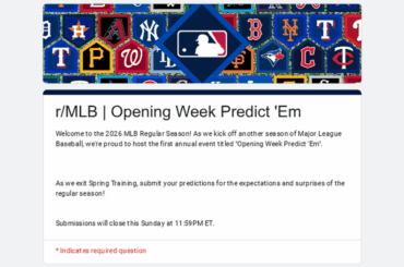 (Prédictions) Semaine d'ouverture 2026, prédisez-les