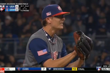 Adam Jones vole Manny Machado avec une capture bondissante contre le mur. Classique mondiale de baseball 2017