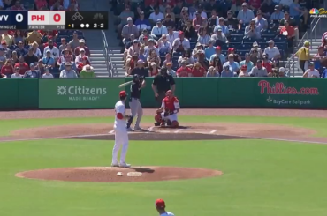 Andrew Painter obtient son premier retrait au bâton à l'entraînement de printemps