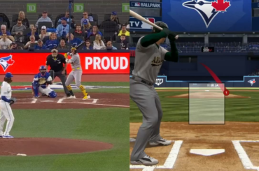 (Point culminant) Alejandro Kirk a organisé une clinique de cadrage derrière le marbre hier soir, pas un seul défi d'Oakland