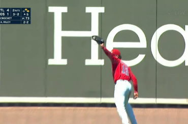 (Point culminant) Le soleil offre à Austin Riley son deuxième doublé de la journée après que Roman Anthony soit incapable même de tenter une capture
