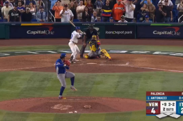 (POINT SAILLANT) DANIEL PALENCIA ÉLIMINE LES DEUX DERNIERS BATTERS POUR ENVOYER L'ÉQUIPE DU VENEZUELA À LA FINALE DU MONDE DE BASEBALL CLASSIC ! ILS AFFRONTERONT L'ÉQUIPE DES ÉTATS-UNIS DEMAIN, 17/03, 20 H HE.