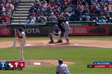 (Point culminant) Le premier home run d'Andrew McCutchen de la saison est une corde gelée !