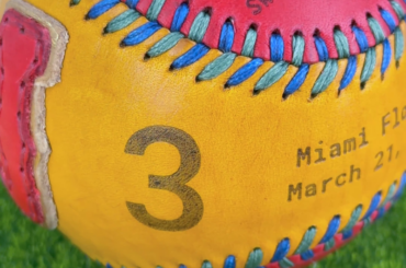 Finale WBC 2026 ce soir ! Voici une balle de baseball que j'ai réalisée dédiée à la finale WBC 2023