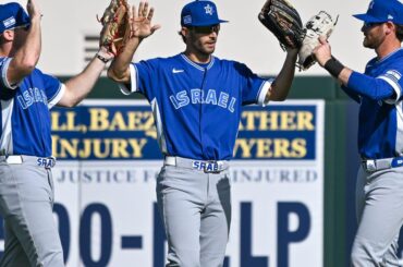 L'ampleur de la scène mondiale n'a pas échappé au trio des meilleurs espoirs de la MLB représentant l'équipe d'Israël