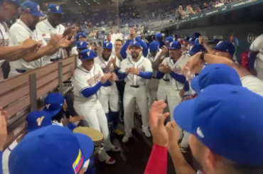 L'ambiance ne pourrait pas être plus élevée lors de l'avant-match de l'équipe du Venezuela