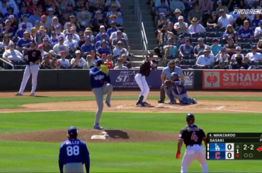 (Point culminant) Kyle Manzardo remporte un grand chelem en première manche contre Roki Sasaki et les Dodgers