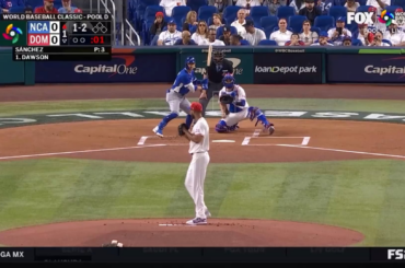 Cristopher Sánchez a retiré 4 frappeurs nicaraguayens sur des prises lors de la première manche pour devenir le premier lanceur de l'histoire de la WBC à en retirer 4 en une seule manche.