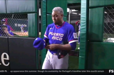 (Point culminant) Entrée d’Edwin Diaz contre la Colombie. Porto Rico n'avait pas accueilli de match WBC à l'Estadio Hiram Bithorn depuis 2013.