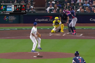 Aaron Judge, tir de 2 points pour l'équipe américaine