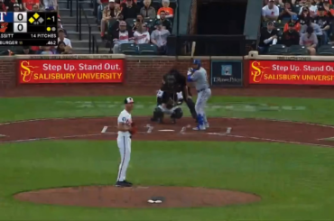 (Point culminant) Chris Bassitt commet une horrible erreur lors d'un jeu au marbre qui marque un point pour les Rangers