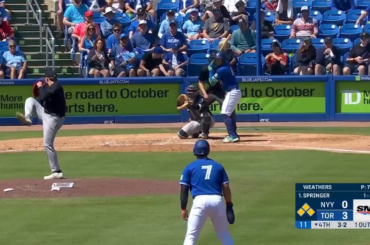(Point culminant) George Springer réalise un grand chelem, son deuxième home run du printemps