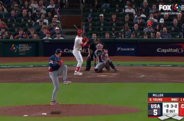 Fait saillant de Mason Miller retirant l'équipe pour faire progresser les États-Unis en demi-finale et éliminer le Canada du WBC