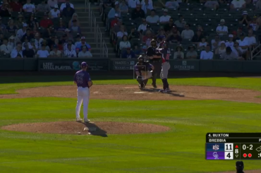 (Point culminant) Byron Buxton frappe son premier circuit pour l'équipe américaine