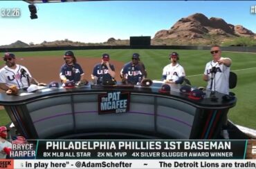 Bryce Harper révèle à Pat McAfee qu'il était déterminé à rejoindre les Giants de San Francisco pendant l'intersaison 2019 en tant qu'agent libre, mais Bruce Bochy a pris sa retraite à la fin de la saison et l'a poussé vers les Phillies.