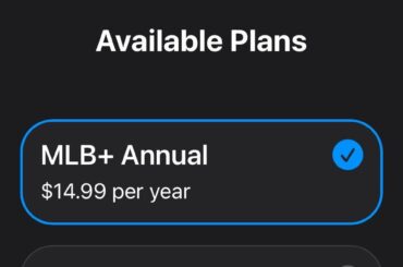 Renouvellement de l'abonnement MLB+ via Apple