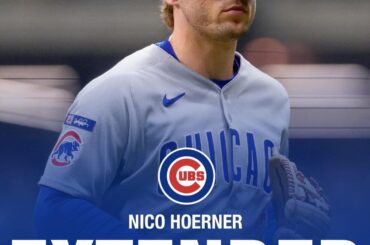 Les Cubs ont prolongé Nico Hoerner pour un contrat de 6 ans.