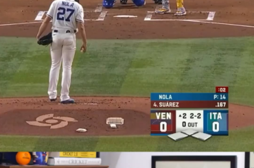 (Pompe de Jomboy) Geno signale une violation du chronomètre à l'arbitre