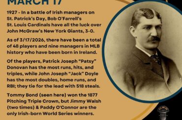 En ce jour de l'histoire du baseball - le 17 mars