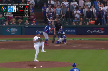 (Point culminant) Greg Weissert clôture les 1,2 dernières manches pour envoyer l'équipe d'Italie en demi-finale de la World Baseball Classic !