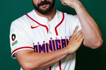 Austin Wells avec l'uniforme dominicain