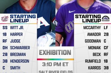 (Talkin' Baseball) L'équipe américaine affronte les Rockies du Colorado aujourd'hui