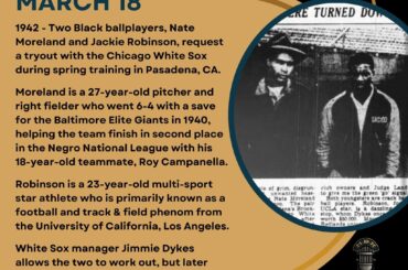 En ce jour de l'histoire du baseball - le 18 mars