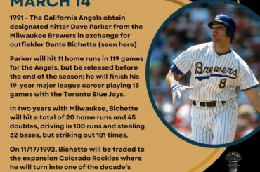 En ce jour de l'histoire du baseball - le 14 mars