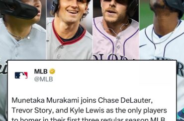 C'est fou que Murakami et DeLauter aient rejoint ce club au cours des dernières 24 heures.