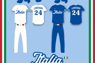 Refontes des uniformes de la Classique mondiale de baseball (partie 1) : ITALIE