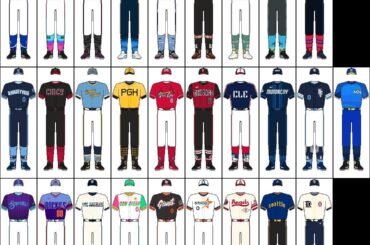 Chaque maillot City Connect utilisé au cours de la saison 2025 (Padres, Rangers, Orioles devraient en recevoir de nouveaux cette année, entre autres)