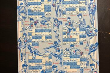 Impression risographique des Cubs de Chicago 2026