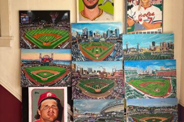 Quelques peintures de baseball que j'ai réalisées en l'honneur du week-end d'ouverture !