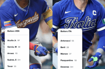 Les compositions de l'équipe du Venezuela et de l'équipe d'Italie avec une place pour la finale de la World Baseball Classic sont à gagner !