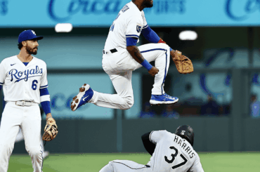 Maikel Garcia a l'air de flotter sur cette photo parfaitement synchronisée