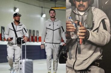 Les Dodgers portent des survêtements Nike gris rendus célèbres par Nicolas Maduro en route vers Toronto