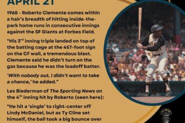 En ce jour de l’histoire du baseball – le 21 avril