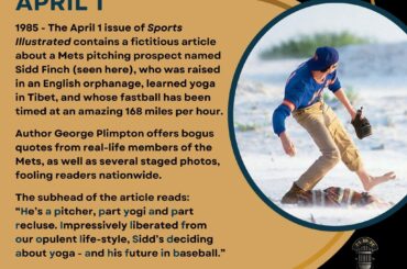 En ce jour de l'histoire du baseball - le 1er avril