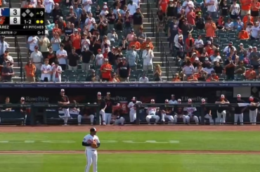Pour la première fois dans l'histoire de la MLB, un match s'est terminé par un défi ABS réussi.