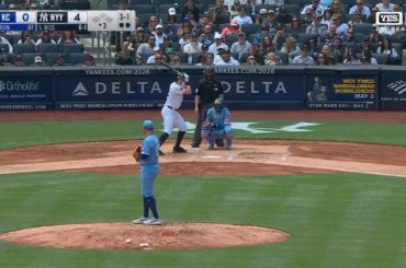 (Point culminant) Ben Rice frappe le troisième circuit des Yankees de la manche pour donner une avance de 5-0