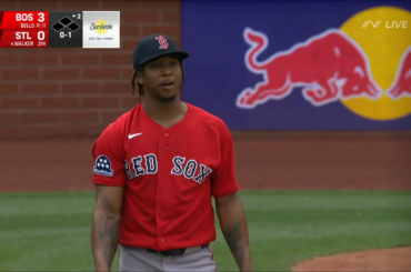 (NESN Lowlight) Les fans des Red Sox n'auront pas à voir le 7ème home run de Jordan Walker de l'année parce que NESN a des difficultés techniques avec leurs caméras aujourd'hui.