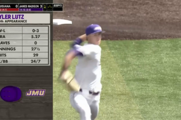 (Jomboy Media) L'entraîneur de la Louisiane a complètement perdu la tête sur l'abri du JMU après qu'un de ses joueurs ait heurté un joueur du JMU au premier but
