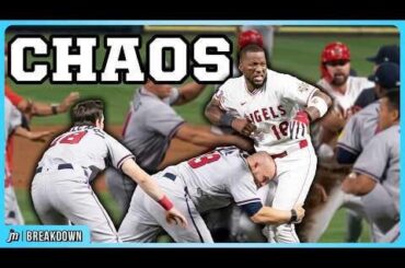 Les bancs des Angels et des Braves sont dégagés, une panne