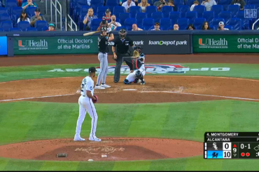 (Point culminant) Sandy Alcantara réalise un SHUTOUT de 93 lancers ! 9 IP, 3 H, 0 R, 0 BB, 7 K