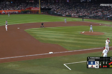(POINT SAILLANT) JOSE FERNANDEZ DONNE L'AVANCE AUX D-BACKS AVEC UNE BOMBE À 3 RUNS