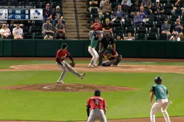 (Point culminant) L'espoir n°1 de Cleveland, Travis Bazzana, s'est imposé avec un coup sûr hier soir au Triple-A