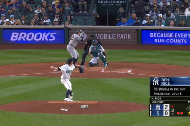 (Point culminant) Cal Raleigh avec un lancer parfait pour attraper Cody Bellinger en train de voler