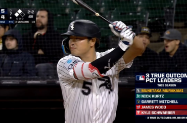 MUNETAKA MURAKAMI DONNE L'AVANCE AUX WHITE SOX SUR UN TIR À 3 RUNS