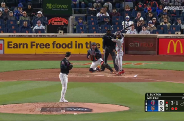 (Point culminant) Le circuit de Byron Buxton en fait un match à un point