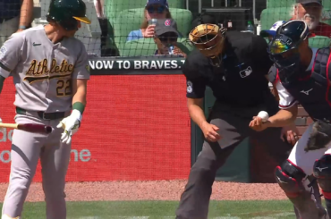 (Point culminant) Drake Baldwin capte la troisième frappe lors du deuxième effort pour aboutir à un retrait au bâton de Jeff McNeil